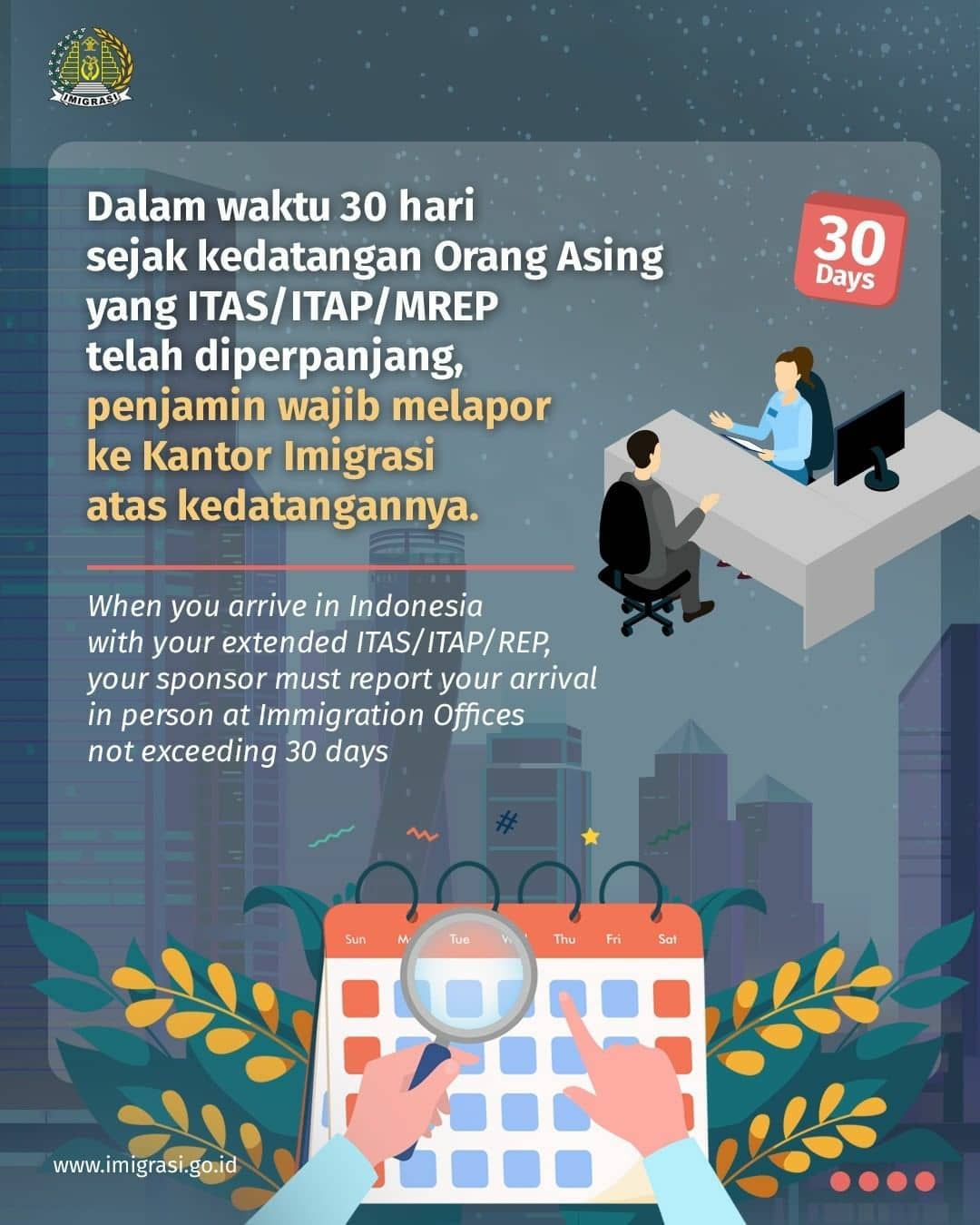 ITAS/ITAP/IMK/ HABIS MASA BERLAKU SAAT DILUAR NEGERI HARUS GIMANA?